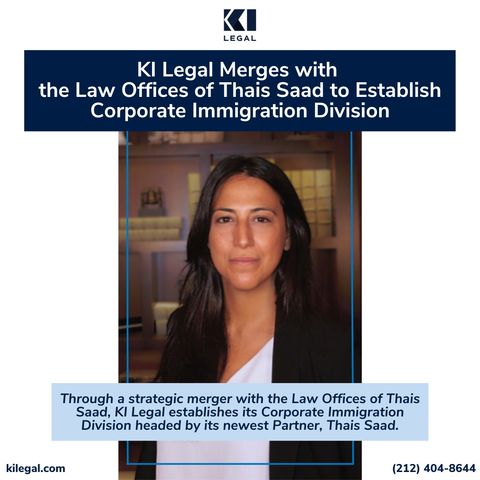 Episode 24: “KI Legal Welcomes Thais Saad as its Newest Partner” with Co-Founder Michael Iakovou and Partner Thais Saad