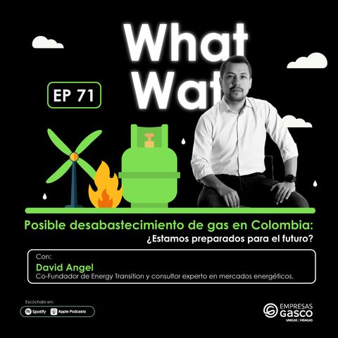 EP. 71. Posible desabastecimiento de gas en Colombia: ¿Estamos preparados para el futuro? Con David Angel