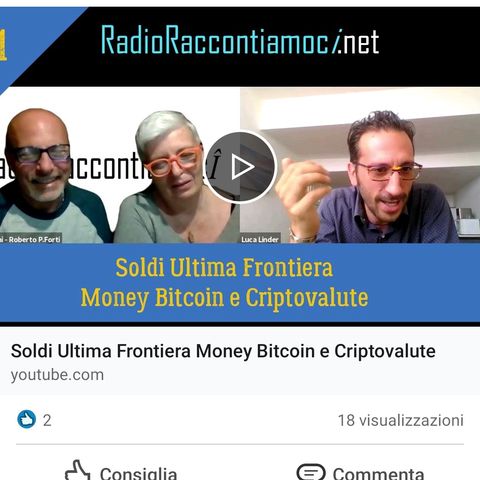 Soldi Ultima Frontiera Money Bitcoin e Criptovalute