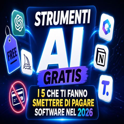 5 strumenti AI gratis per smettere di pagare software