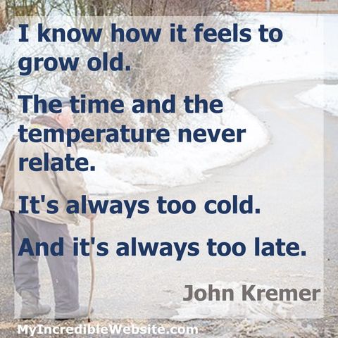 Growing Old: A Short Poem