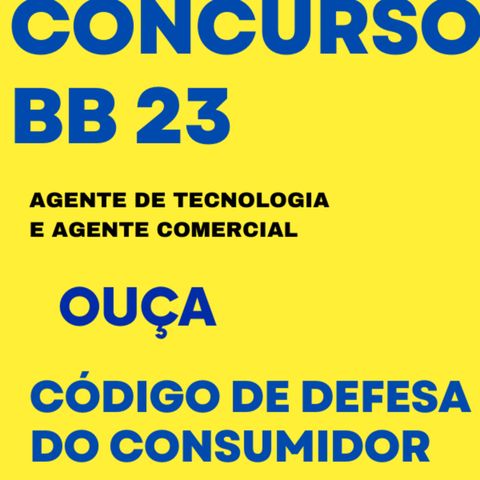 Código de Defesa do Consumidor, Concurso Banco do Brasil 2023
