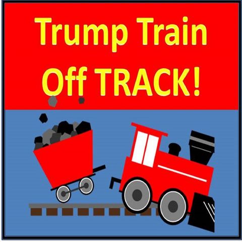 Trump's Train OFF THE TRACK! @realdonaldtrump #treasontrump #crybaby #republicans