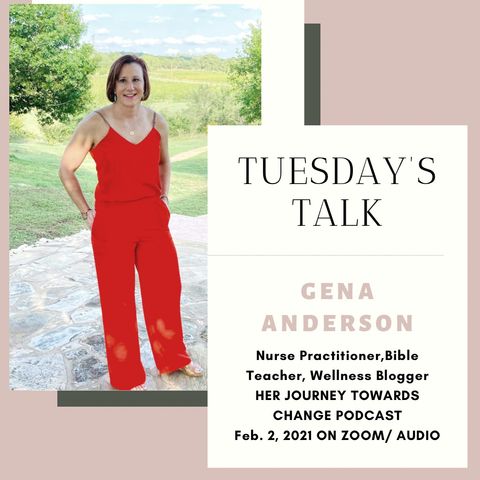 Tuesday's Talk with Author Gena Anderson
