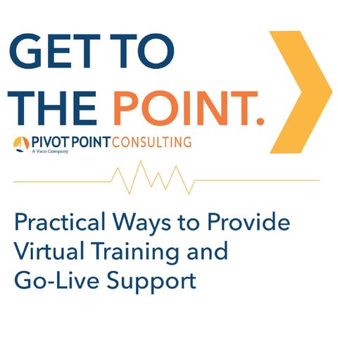 Practical Ways to Provide Virtual Training and Go-Live Support