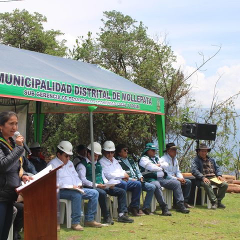 👷‍♂️🥑💧GOBIERNO MUNICIPAL DE MOLLEPATA, DIRECTIVOS DEL CANAL DE RIEGO "RÍO BLANCO" Y AGRORURAL, HACEN REALIDAD EL REINICIO DEL PROYECTO