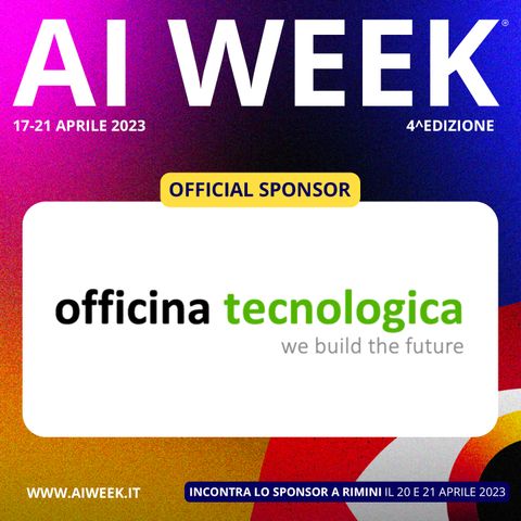 AI Week 2023: 4 chiacchiere con Nicholas Moreno di Officina Tecnologica - e tu vieni a Rimini?