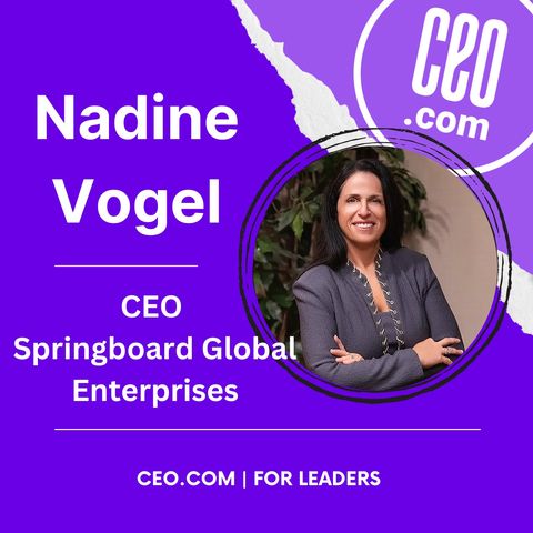 Springboard Global Enterprises CEO Nadine Vogel