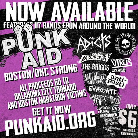 Punk Aid Radiothon on 990WBOB.com