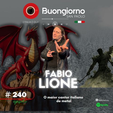 #240 O maior cantor italiano de metal - Fabio Lione, Angra