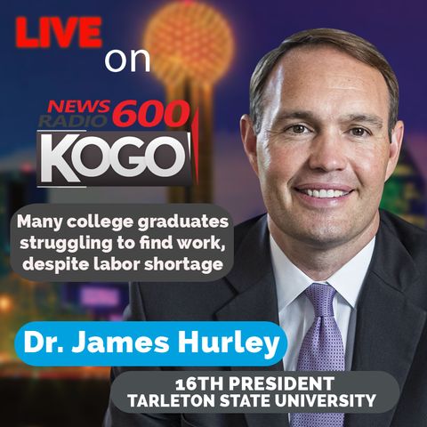 Many college graduates struggling to find jobs, despite labor shortage || 600 KOGO San Diego, California || 7/13/21