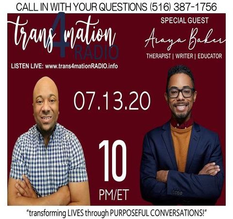 Araya Baker Joins Clifton Pettyjohn on TRANSFORMATION RADIO