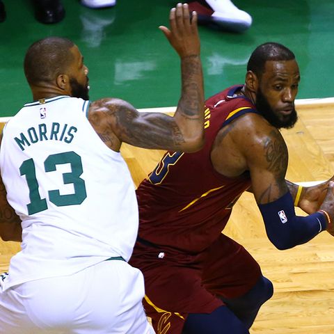 Celtics' Marcus Morris Thrives Defending LeBron James