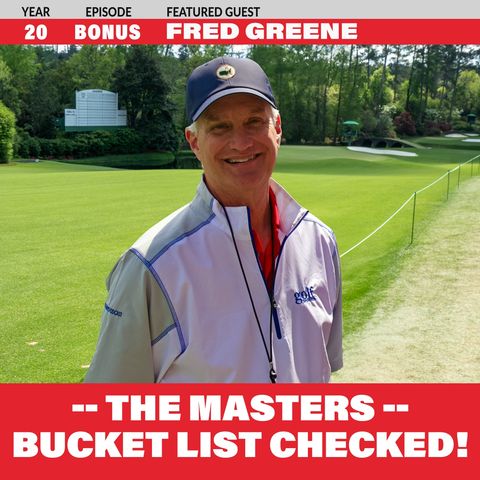 THE MASTERS...Bucket List Checked