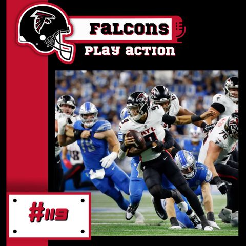 Falcons Play Action #119– Review da Semana 3 de 2023 (@ Lions)