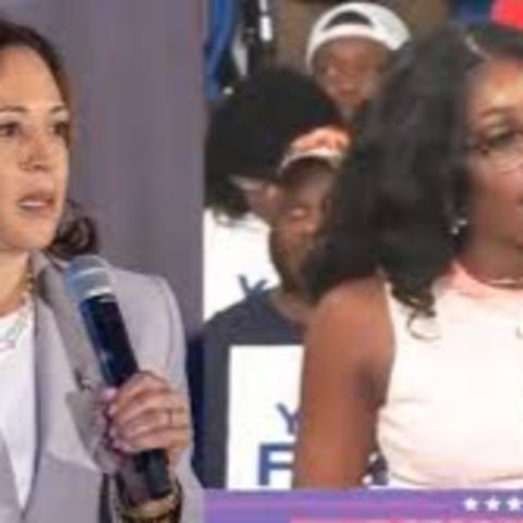 Kamala Harris get cooked at Trumps Rally