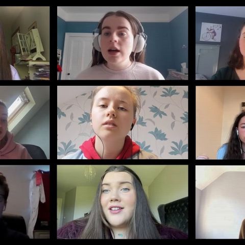 WIT Youth Choir have produced a video of their voices blended through a remote session