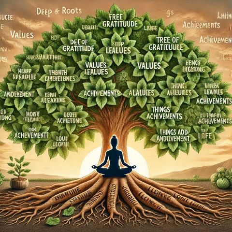 Meditación del árbol de gratitud