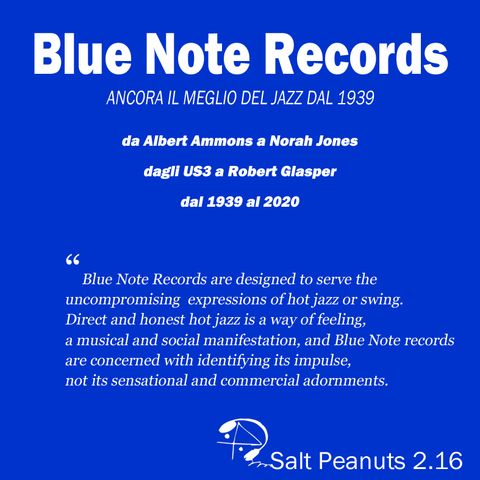 Salt Peanuts 2.16 Blue Note....ancora il meglio del jazz dal 1939