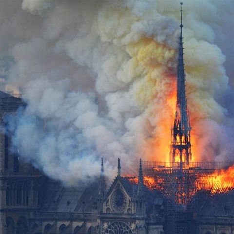 A vow to rebuild after #NotreDameFire ravages Cathedral Plus Old 1% #BernieSanders cornered on his wealth - #MagaFirstNews with @PeterBoykin