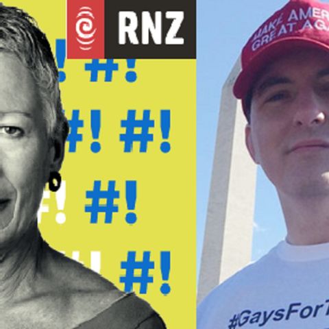Listen How Peter Boykin Fights Against #FakeNews about @RealDonaldTrump & #GaysForTrump during a Full RNZ Interview with Kim Hill