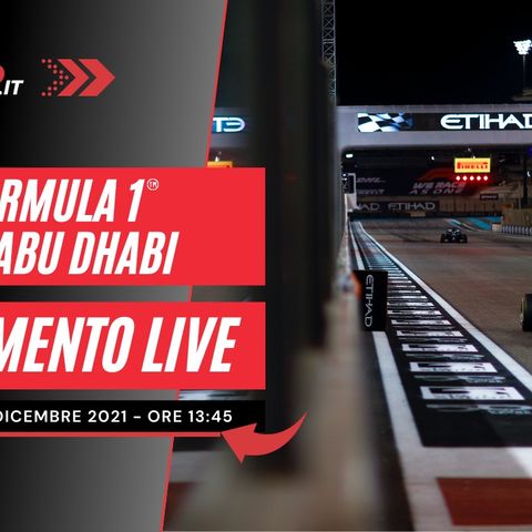 F1 | GP Abu Dhabi 2021 - Commento LIVE Gara