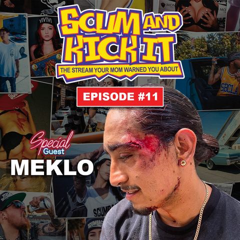 Stream 11 | w/ Meklo, Breaking his face skating, Growing up in LA, Ladder accident, Skate Life