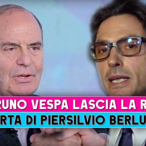 Bruno Vespa Lascia La Rai: Spunta L'Offerta Di Piersilvio Berlusconi!