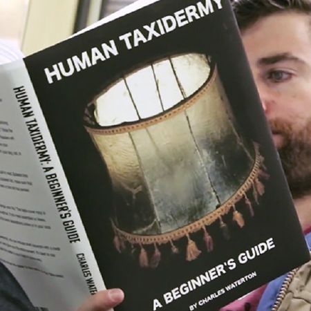 Scott Rogowsky, comedian aka the man on the subway reading those special books.