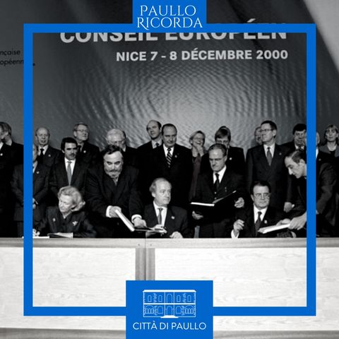 #PaulloRicorda 7 dicembre 2000, viene approvata la Carta dei diritti fondamentali dell’Unione Europea