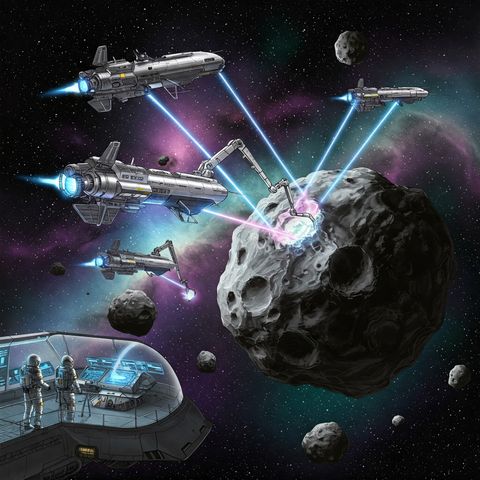Gravity Surfing: Iridium, AI, and the Dawn of Asteroid Mining