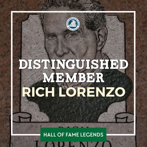 2019 Distinguished Member Rich Lorenzo