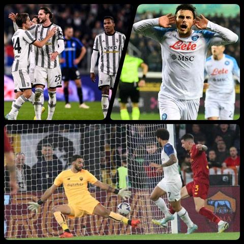 Parliamo di Calcio S2 E17 - Colpaccio Napoli a Bergamo, Derby della Capitale alla Lazio, la Juventus batte l'Inter all'Allianz Stadium.