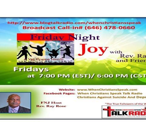Friday Night Joy with Rev. Ray: Using the Right Weapon!  Anchored