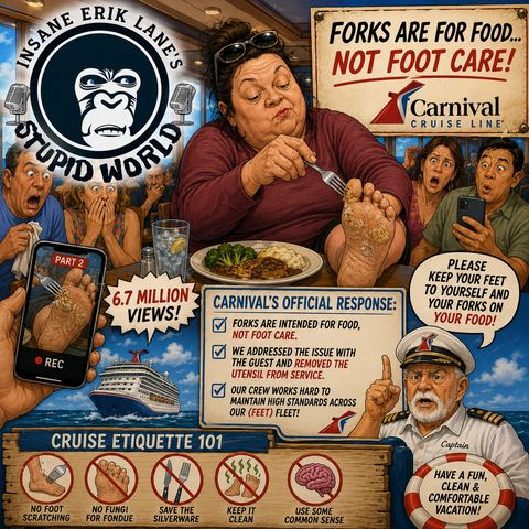 Golden Showers At A Concert, Bamboo Boxers, and The Foot Fungus Lady On A Cruise Ship