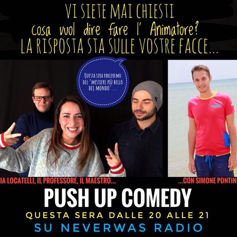 2 x 5 Push Up Comedy, seconda stagione : in studio l'animatore Simone Pontini