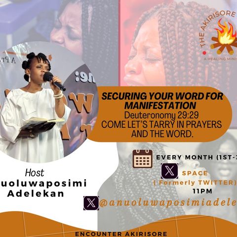 DAY 2  August 2024 Edition) Securing your word for manifestation