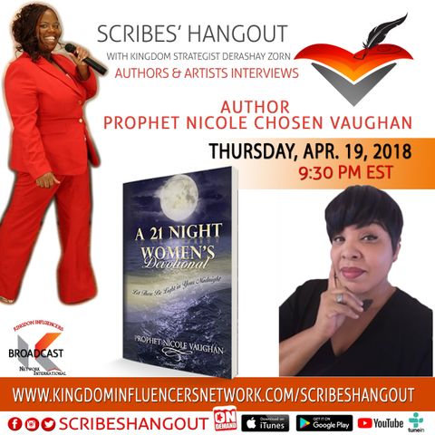 Scribes Hangout welcomes Prophet Nicole Vaughan