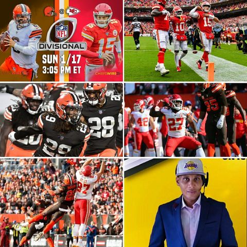 Episode 5 -#NFL DIVISIONAL PLAYOFF GAME|CHIEFS vs BROWNS|"REAL SPORTS TIME" w D-MARL