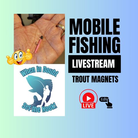 Ultralight Baitcasting - What Will Bite a Trout Magnet - Fishing Livestream 36 (Audio Podcast)