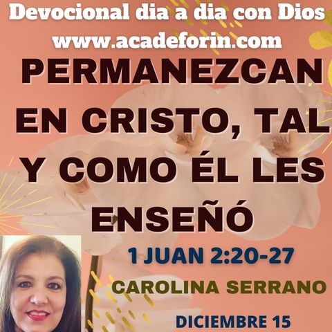 PERMANEZCAN EN CRISTO