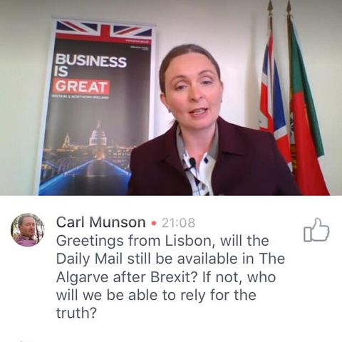 UK Amabassador to Portugal Kirsty Hayes on Dual Nationality & The Daily Mail after Brexit