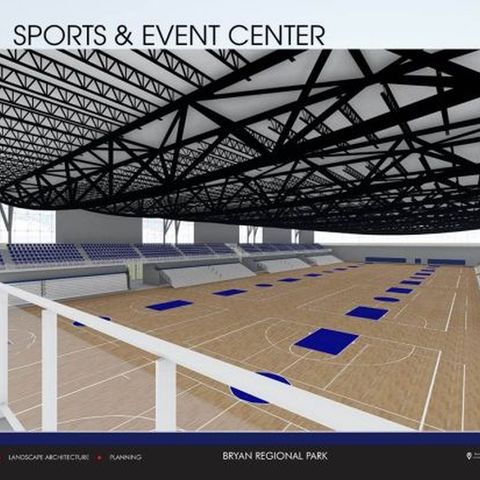 Bryan city council awards $38 million dollar contract for Midtown Park sports and events center and an empitheater