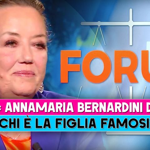 Forum, Annamaria Bernardini De Pace: Ecco Chi E' La Figlia Famosissima!