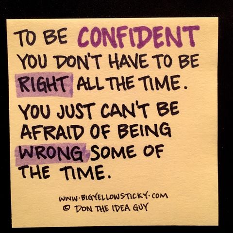 Confident Right Or Wrong : BYS 157