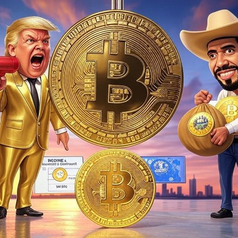 Bitcoin Vola e Inciampa Trump Bukele e le Bufale Globali