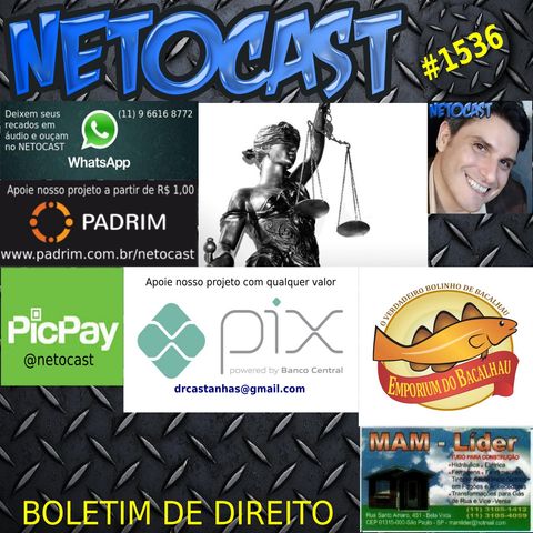 NETOCAST 1536 de 13/02/2023 - BOLETIM DE DIREITO