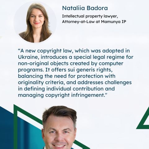 AI Law Revolution: Ukraine's Leap in IP Rights with Nataliia Badora