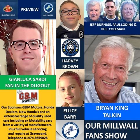 Our Millwall Fans Show - Sponsored by G&M Motors - Gravesend 19/04/24