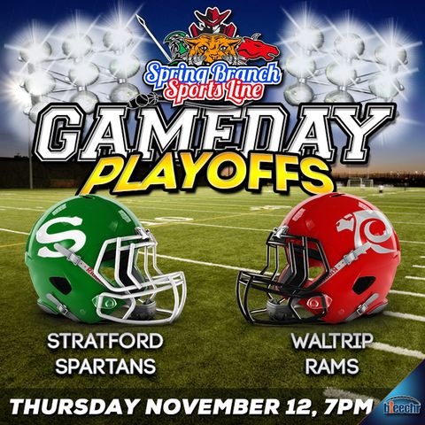 Stratford SPARTANS vs Waltrip Rams Playoffs Football Part 1